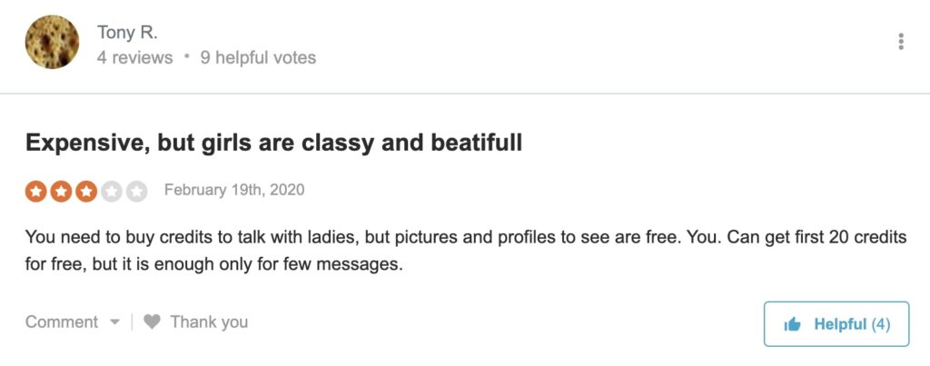 lovefort user dislike