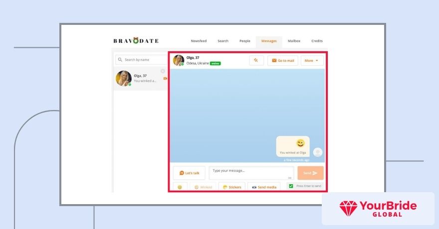 bravodate communication tools