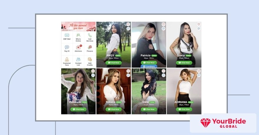 colombialady interface