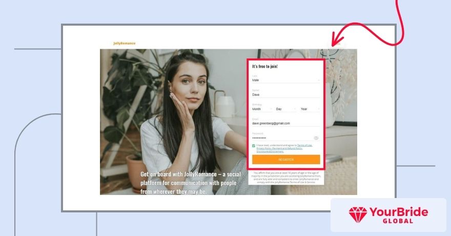 jollyromance main page