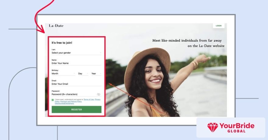 la-date main page