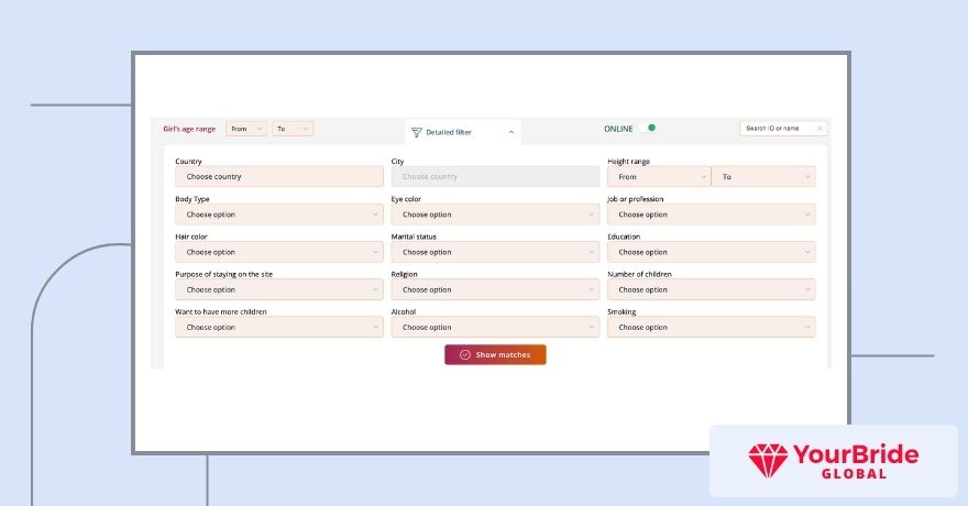 myspecialdates search filters