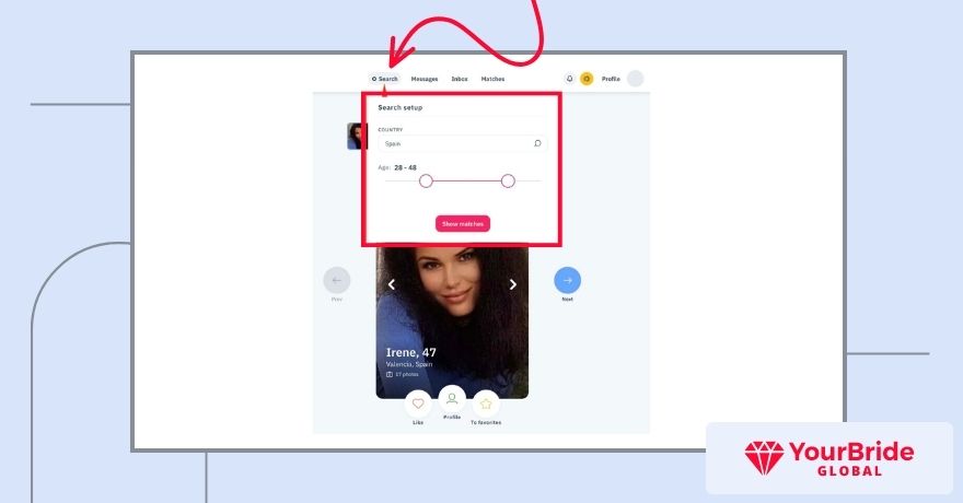 theluckydate search filters