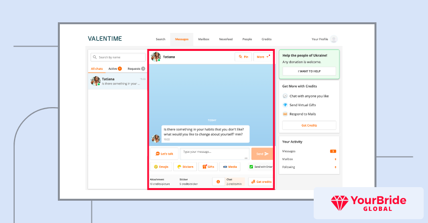 Communication tools ValenTime