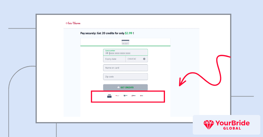 Payment methods asiacharm