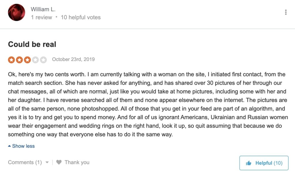 matchtruly users dislike